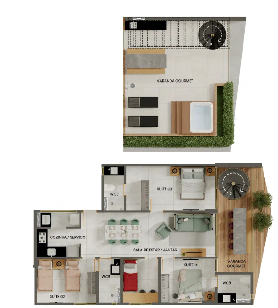 Apartamento, 3 quartos, 136 m² - Foto 14
