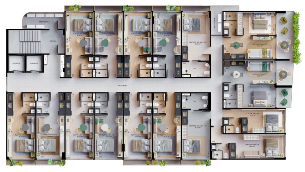 Apartamento, 1 quarto, 36 m² - Foto 5
