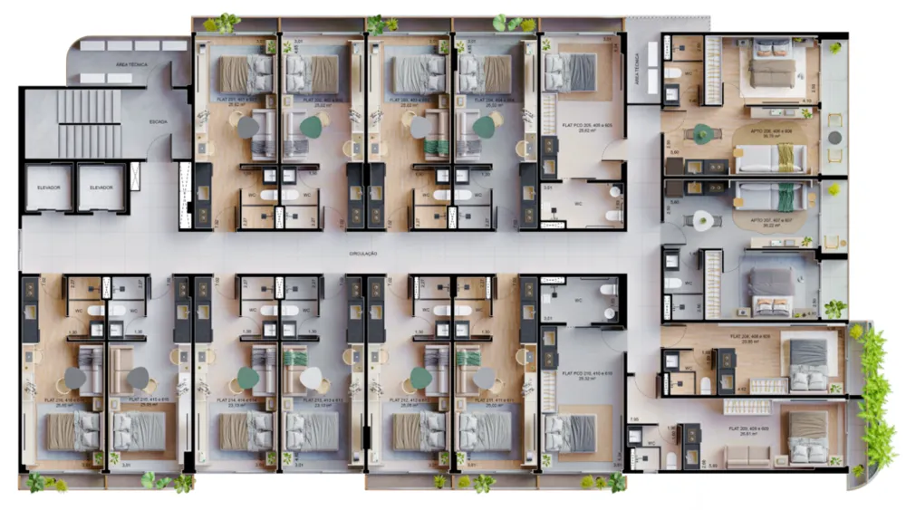Apartamento, 1 quarto, 36 m² - Foto 16