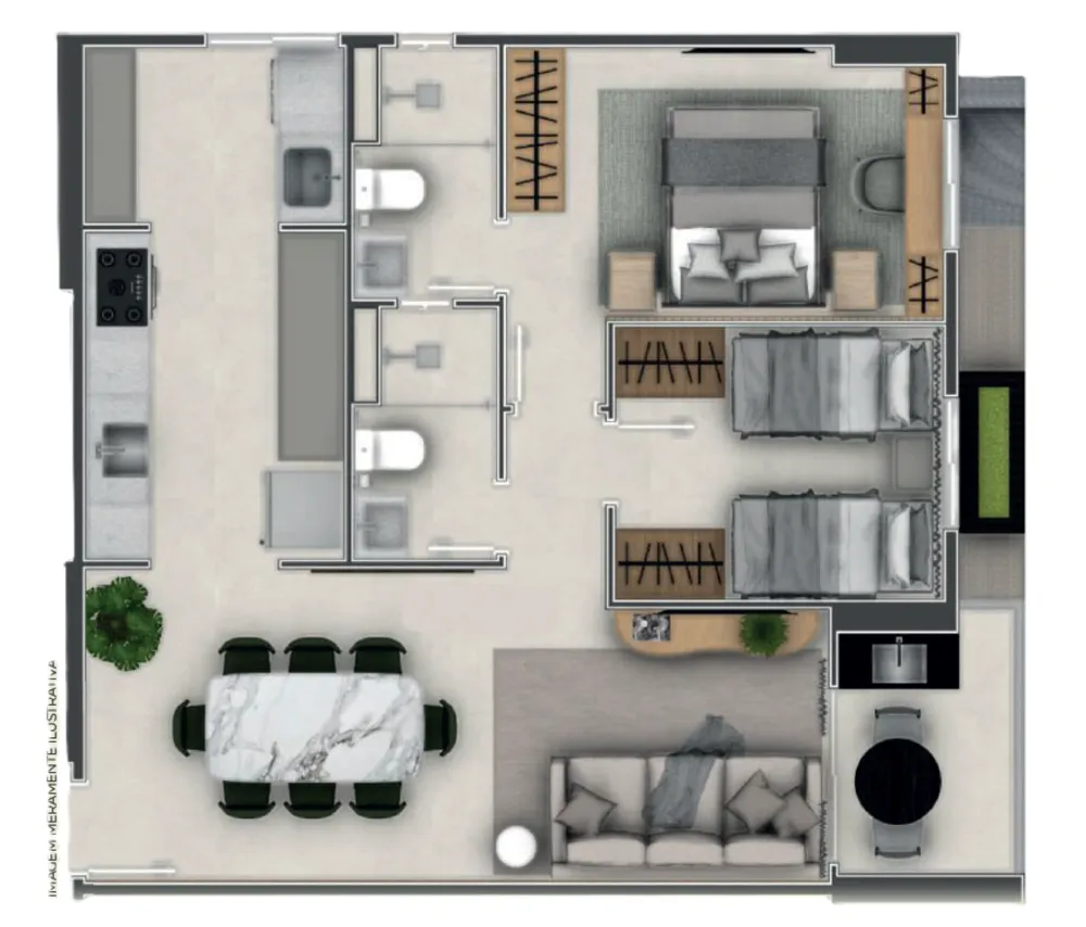 Apartamento, 2 quartos, 66 m² - Foto 15