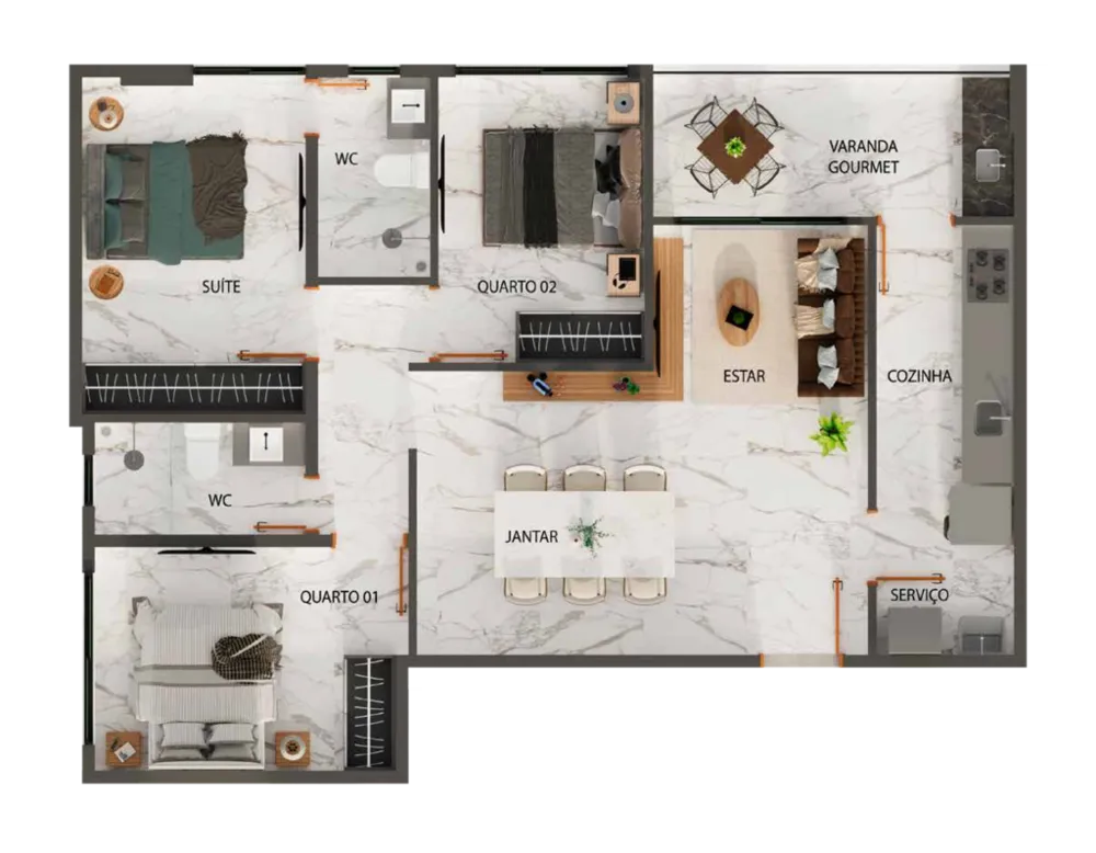Apartamento, 3 quartos, 82 m² - Foto 11