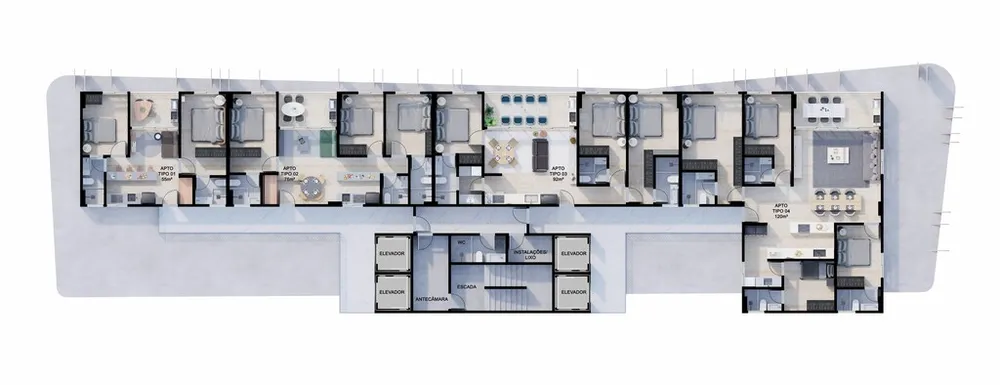 Apartamento, 3 quartos, 124 m² - Foto 3