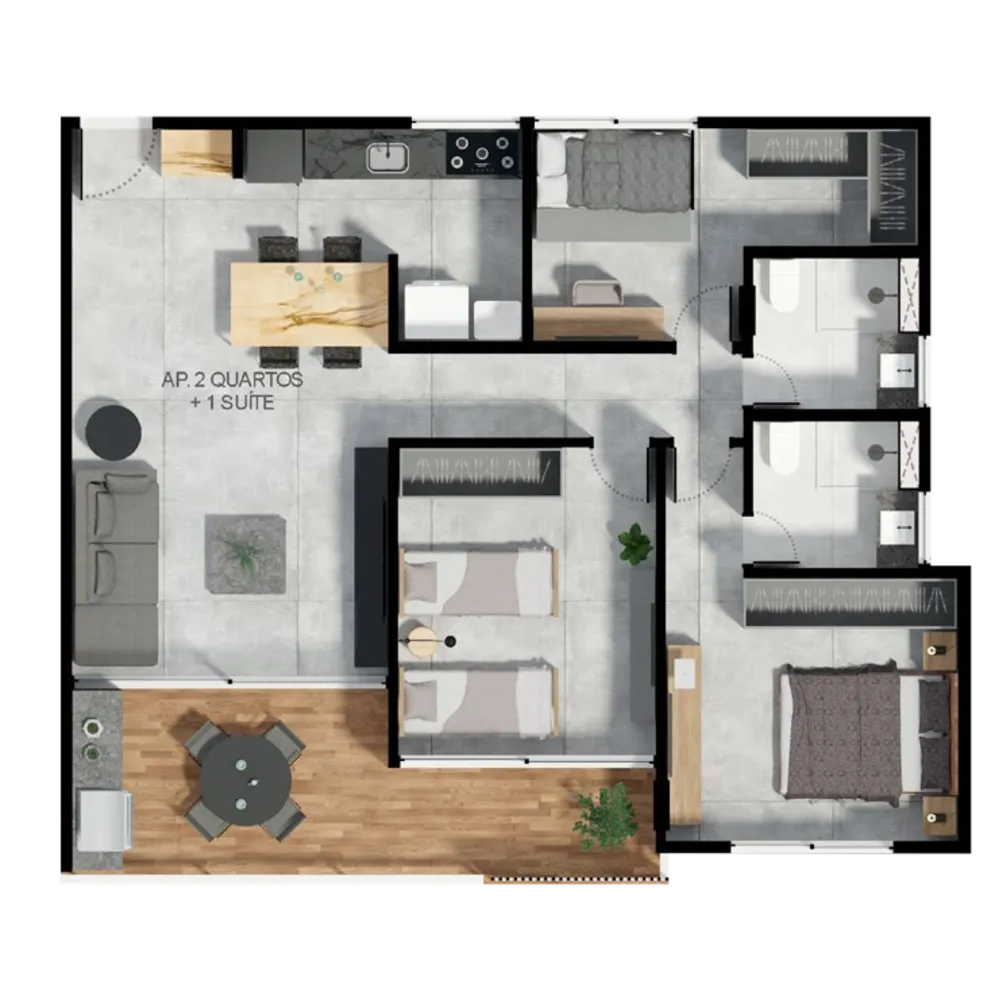 Apartamento, 3 quartos, 106 m² - Foto 3