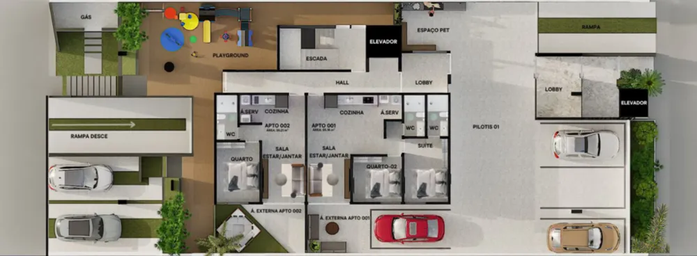 Apartamento, 1 quarto, 49 m² - Foto 11