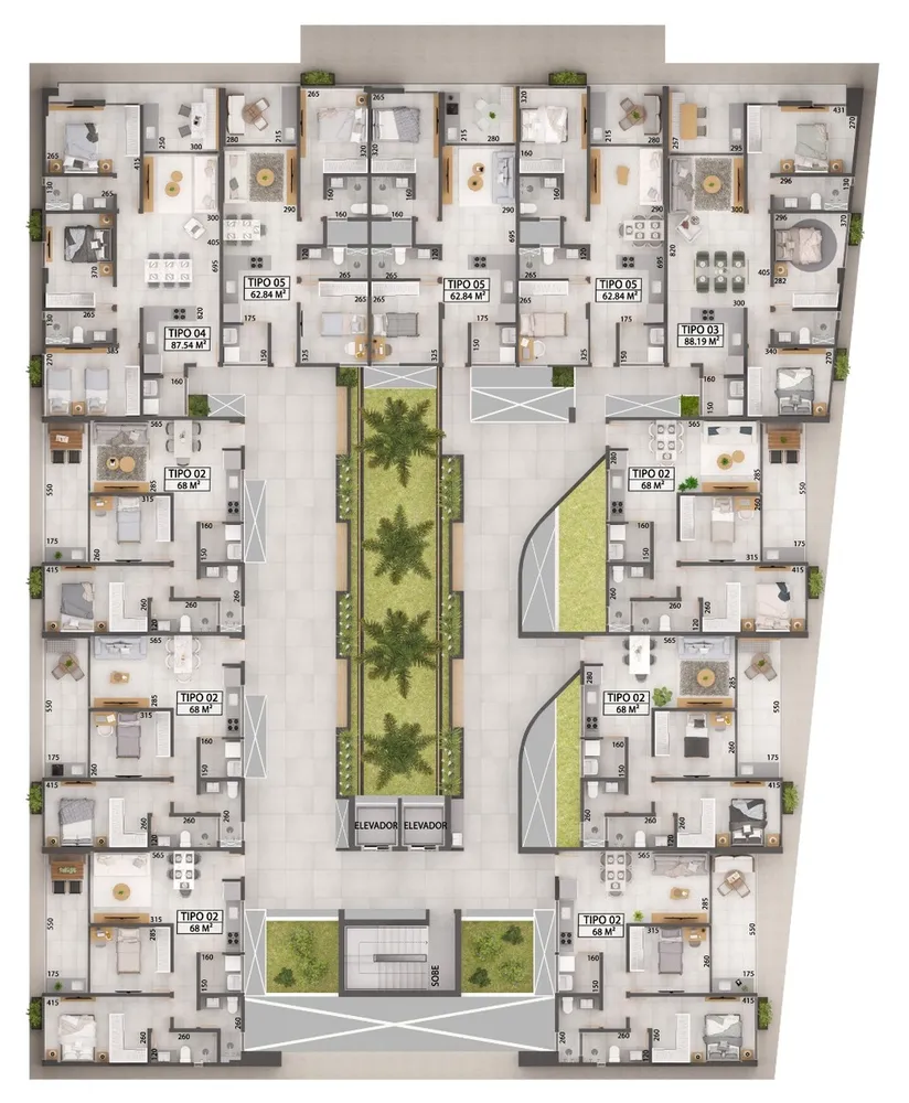 Apartamento, 2 quartos, 62 m² - Foto 4