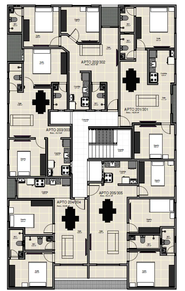 Cobertura, 2 quartos, 91 m² - Foto 8