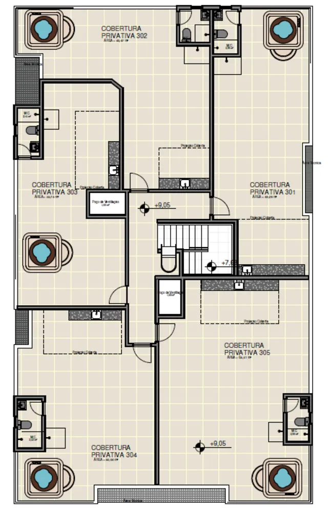 Cobertura, 2 quartos, 91 m² - Foto 7