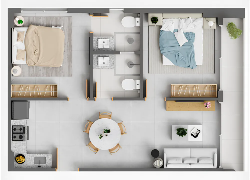 Apartamento, 2 quartos, 53 m² - Foto 12