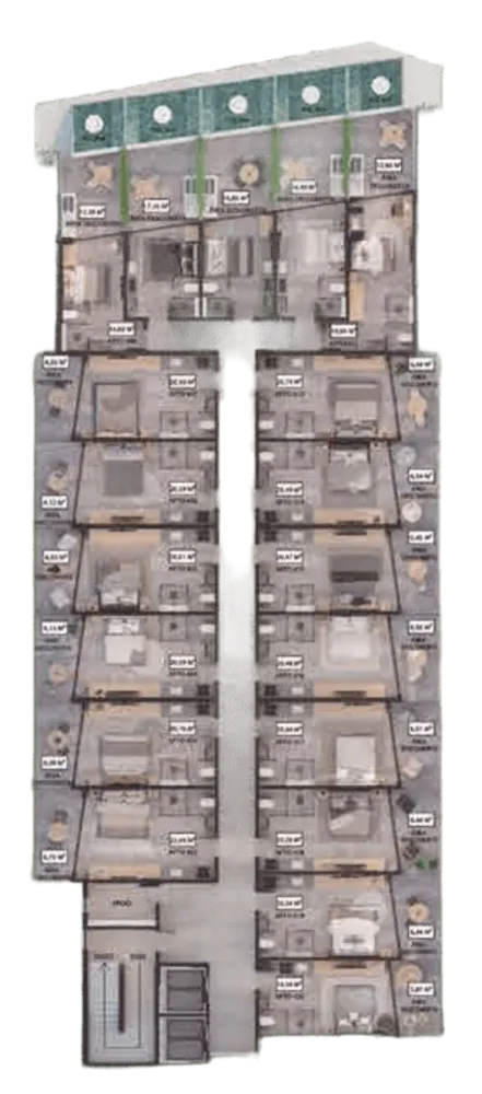 Apartamento, 1 quarto, 29 m² - Foto 18