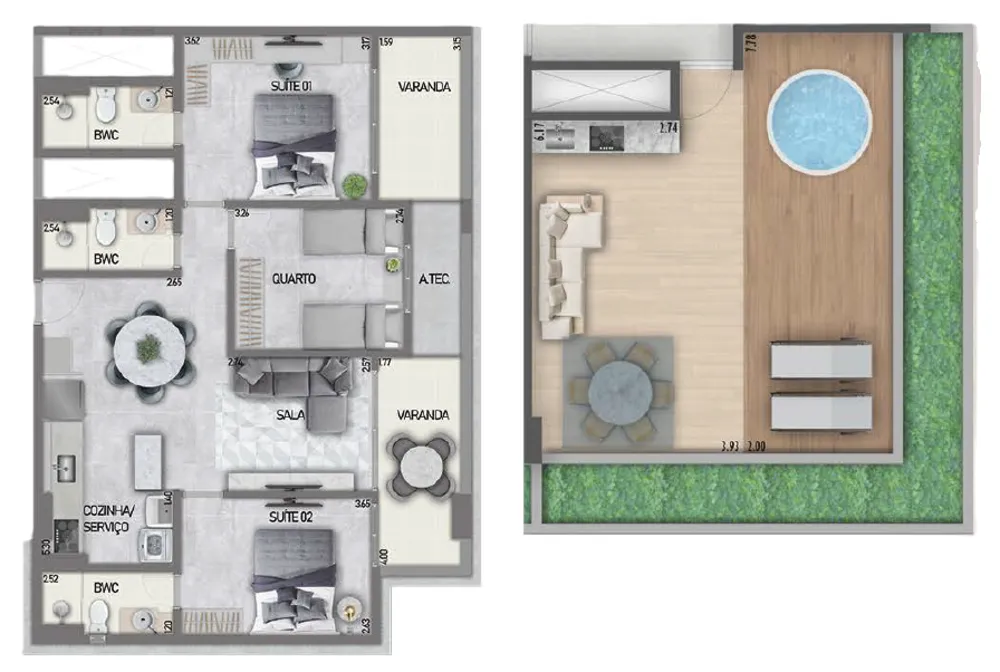 Apartamento, 2 quartos, 66 m² - Foto 12