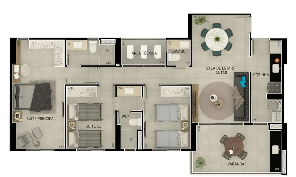 Apartamento, 3 quartos, 87 m² - Foto 18
