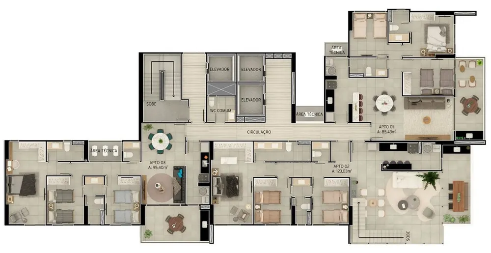 Apartamento, 3 quartos, 87 m² - Foto 16