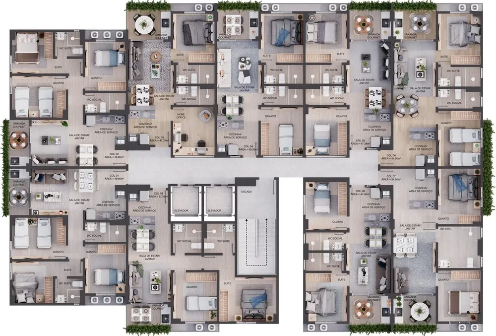 Cobertura, 2 quartos, 105 m² - Foto 3