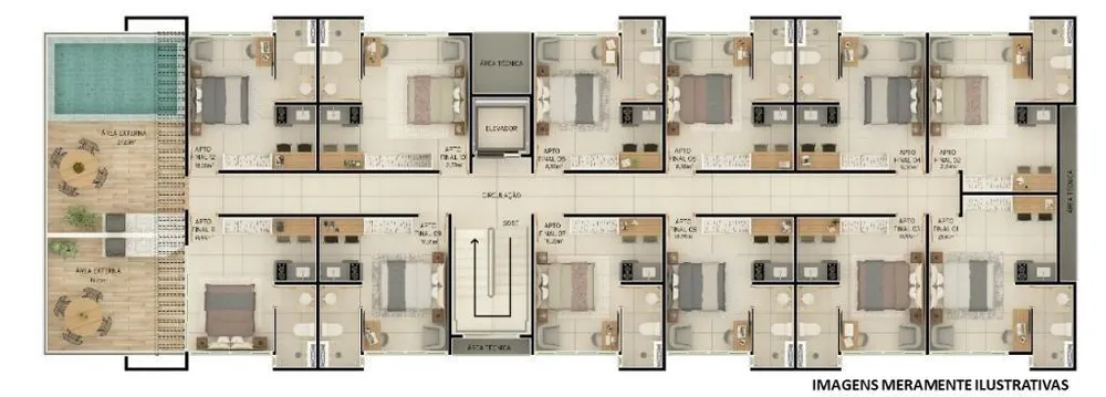 Apartamento, 1 quarto, 27 m² - Foto 7