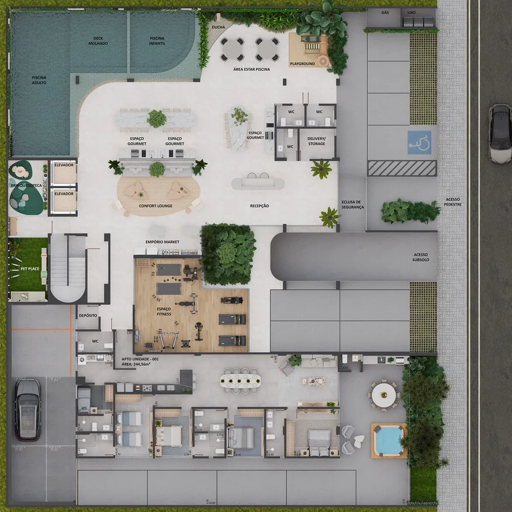 Apartamento, 4 quartos, 176 m² - Foto 3