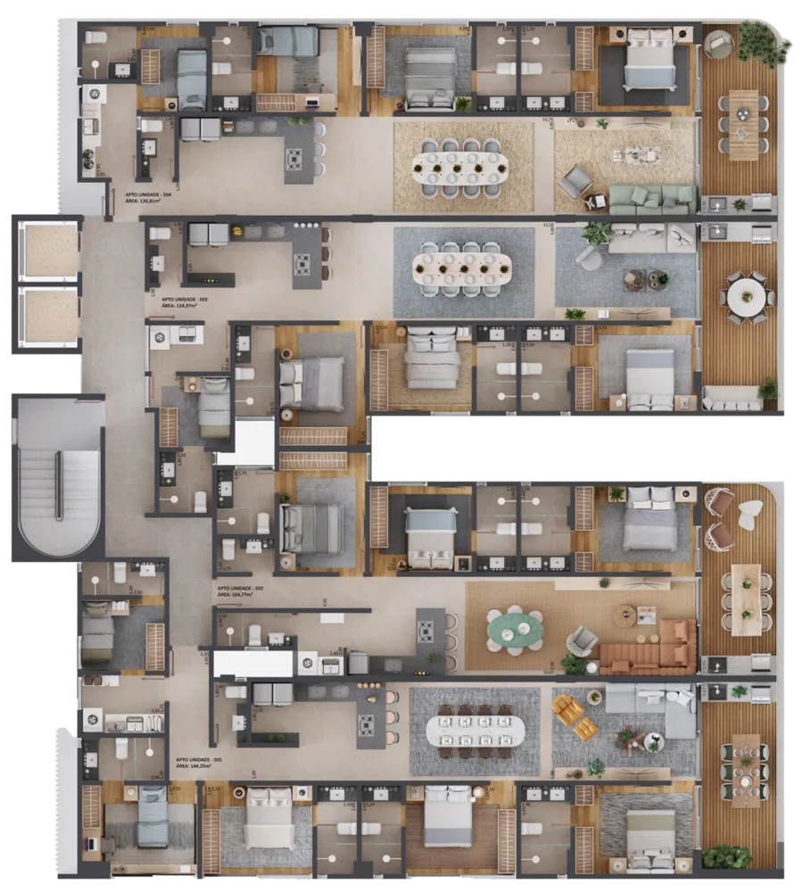 Apartamento, 4 quartos, 176 m² - Foto 1