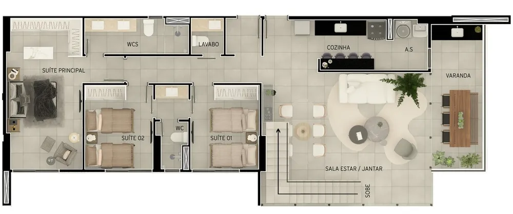 Apartamento, 3 quartos, 98 m² - Foto 16