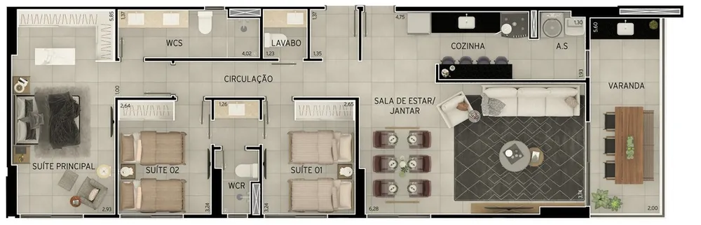 Apartamento, 3 quartos, 98 m² - Foto 15
