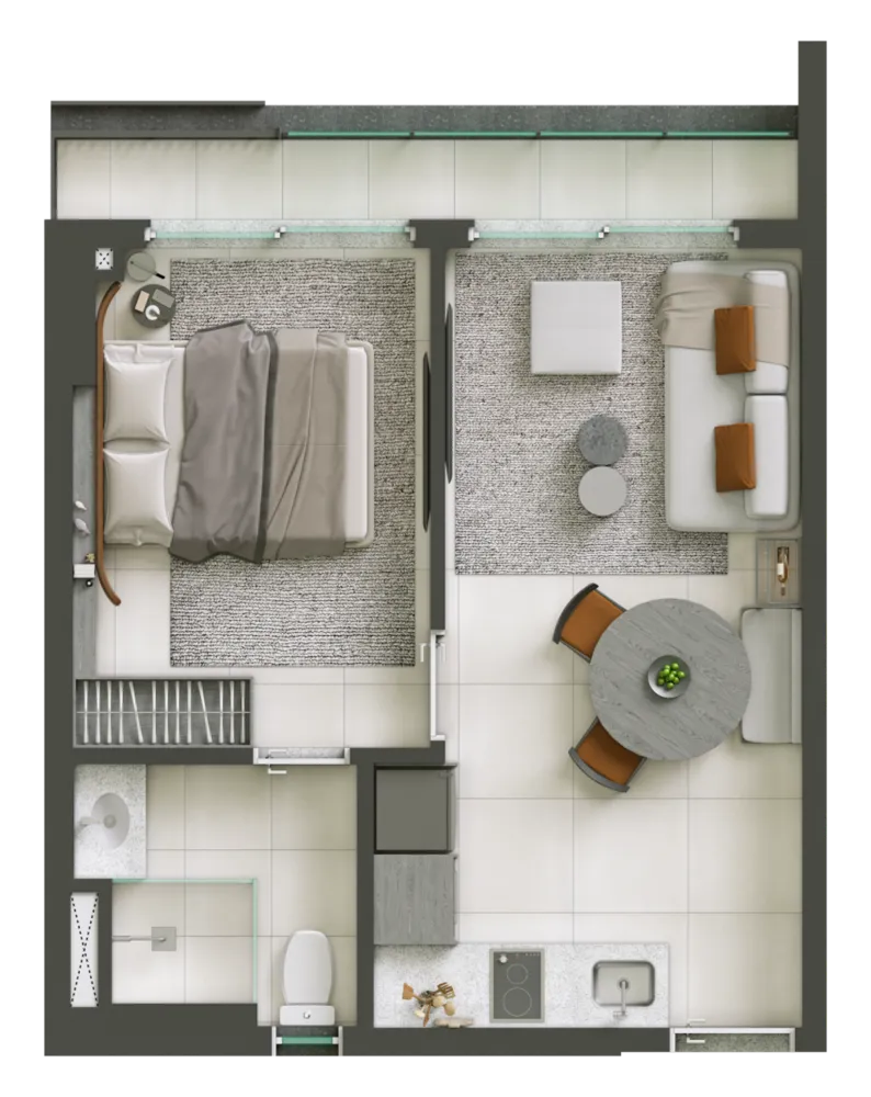 Apartamento, 2 quartos, 49 m² - Foto 15