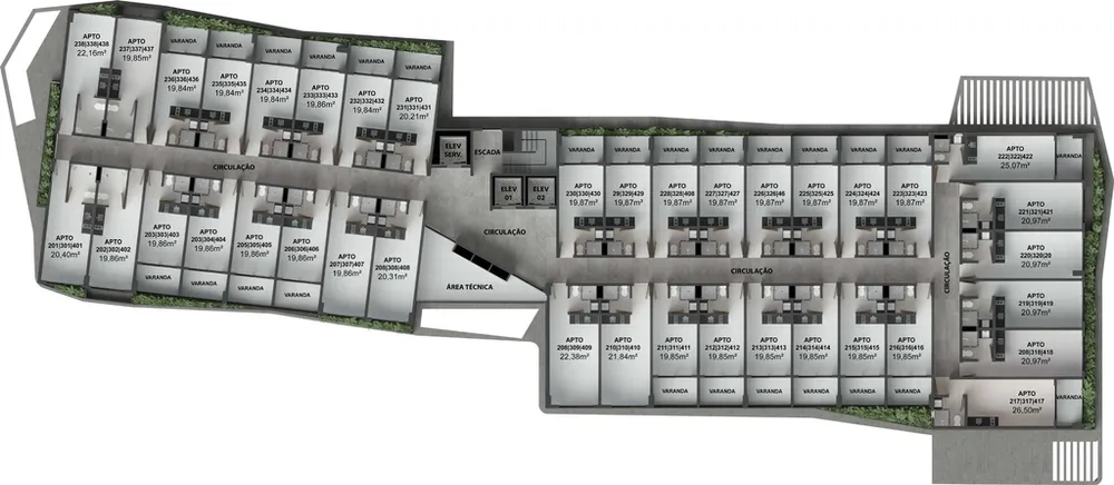 Apartamento, 1 quarto, 22 m² - Foto 5
