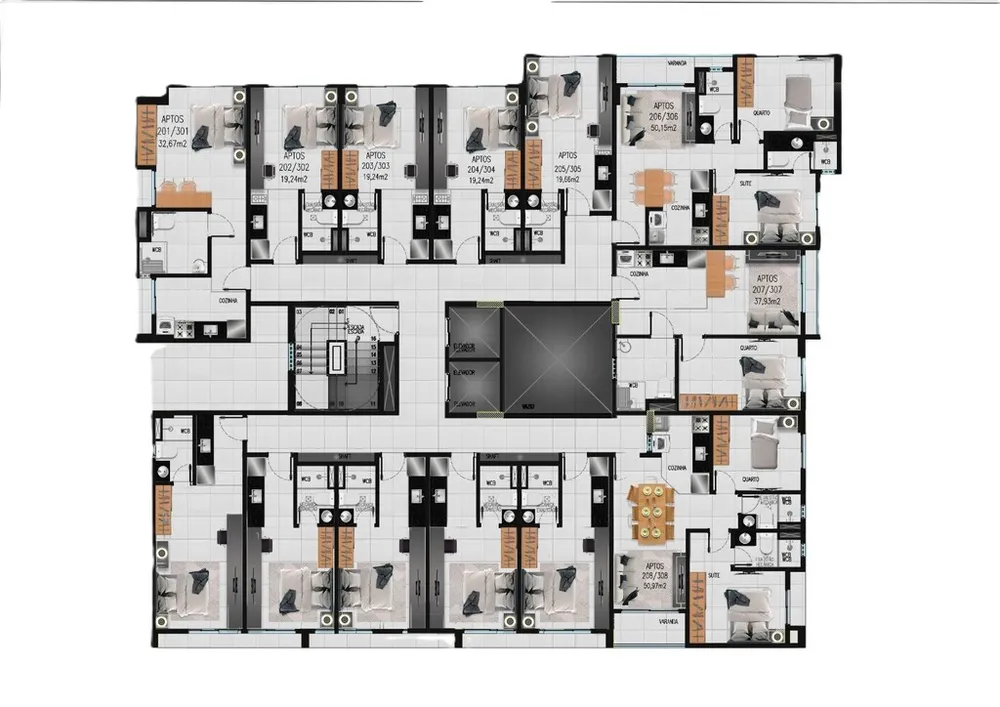 Apartamento, 1 quarto, 32 m² - Foto 15