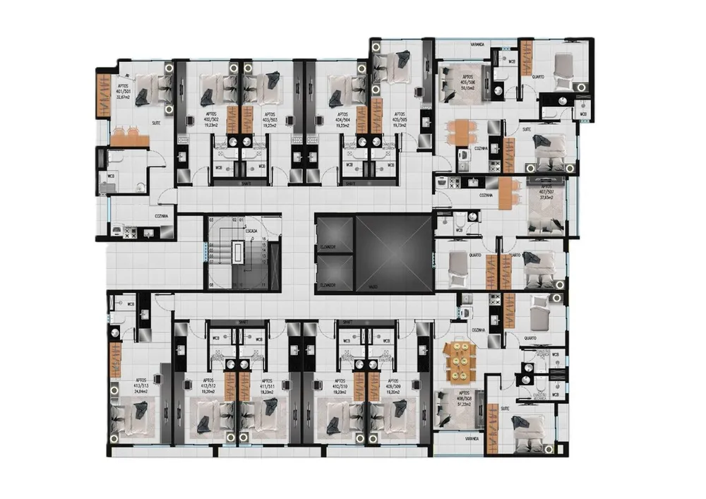 Apartamento, 1 quarto, 32 m² - Foto 16