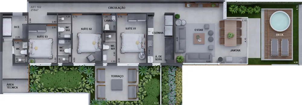 Apartamento, 3 quartos, 226 m² - Foto 16