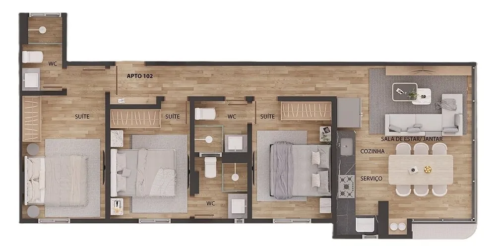 Apartamento, 3 quartos, 75 m² - Foto 13