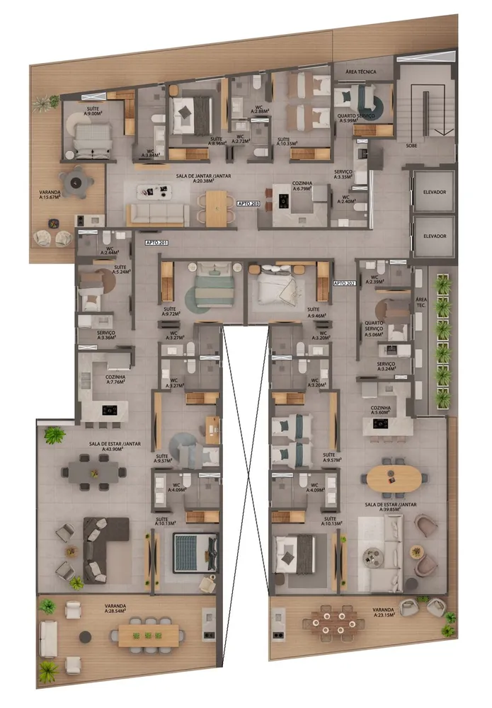 Apartamento, 3 quartos, 125 m² - Foto 8