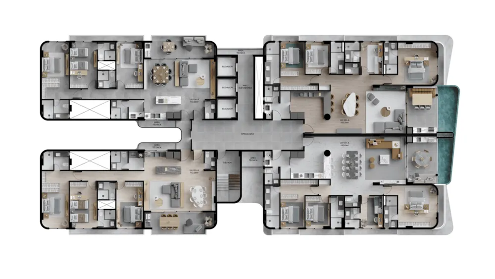 Cobertura, 3 quartos, 187 m² - Foto 9