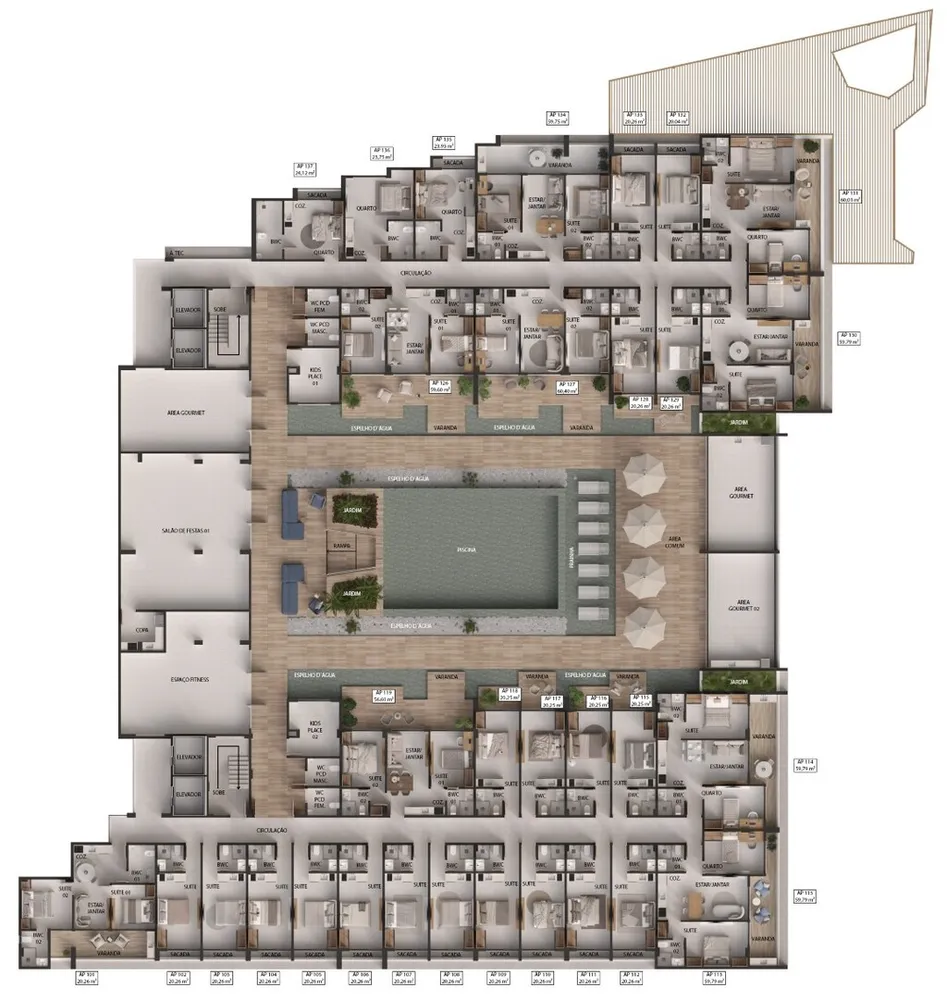 Cobertura, 2 quartos, 118 m² - Foto 10