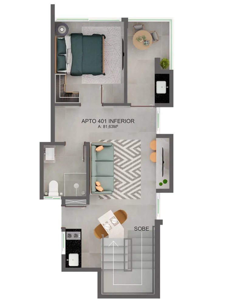 Apartamento, 1 quarto, 40 m² - Foto 16