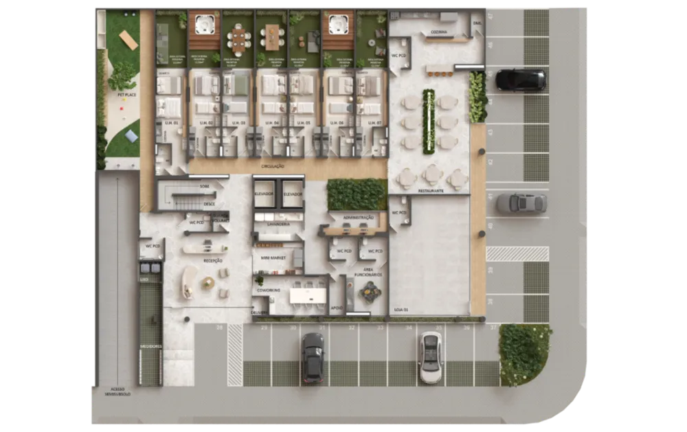 Apartamento, 1 quarto, 20 m² - Foto 16
