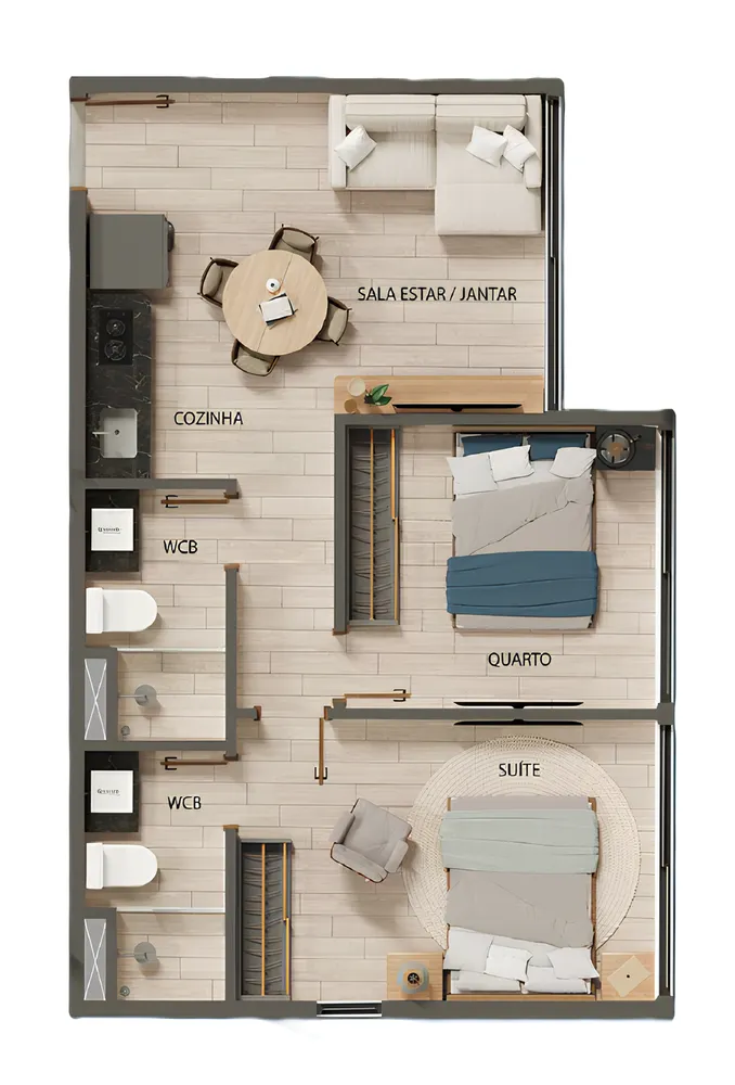 Cobertura, 1 quarto, 65 m² - Foto 19