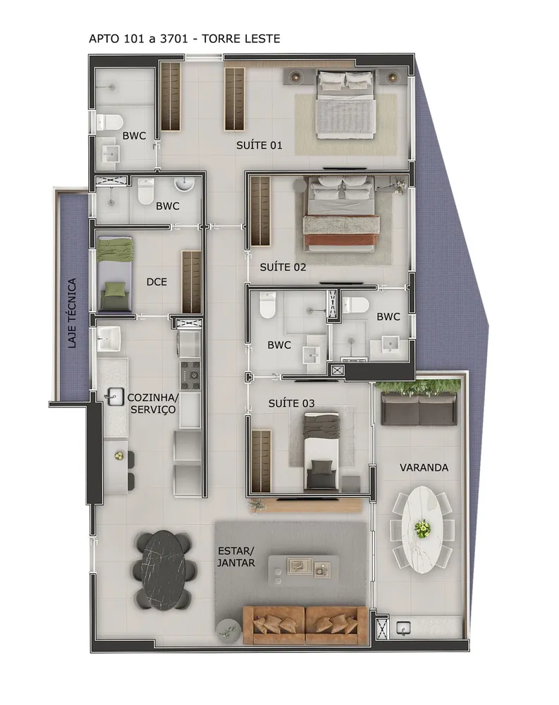 Apartamento, 3 quartos, 121 m² - Foto 14