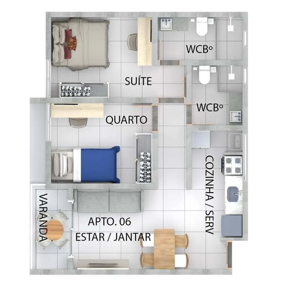 Apartamento, 2 quartos, 61 m² - Foto 13