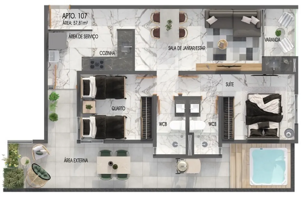 Apartamento, 3 quartos, 71 m² - Foto 11
