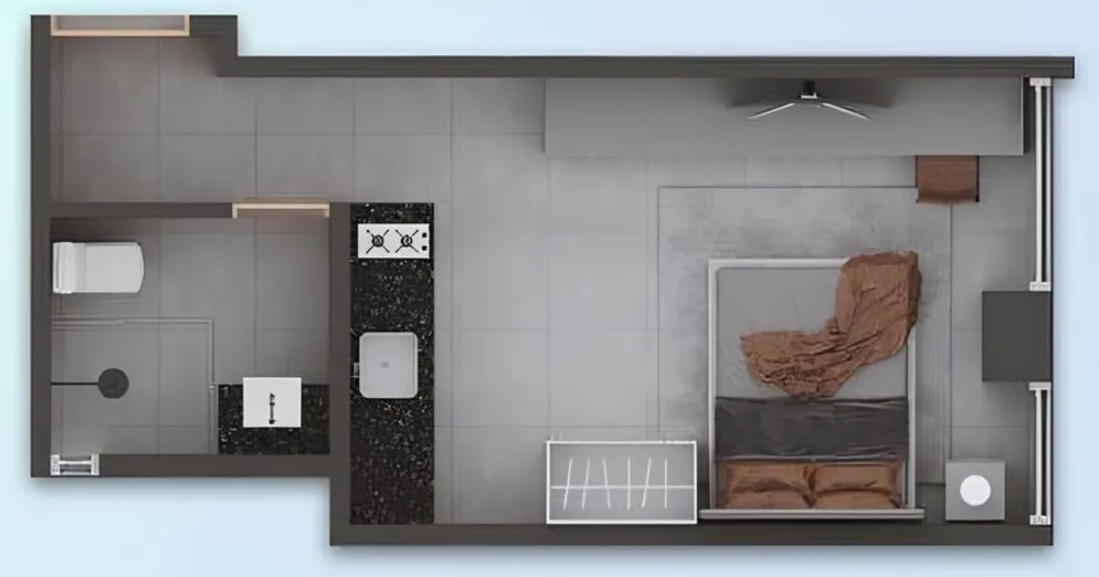 Apartamento, 1 quarto, 24 m² - Foto 14