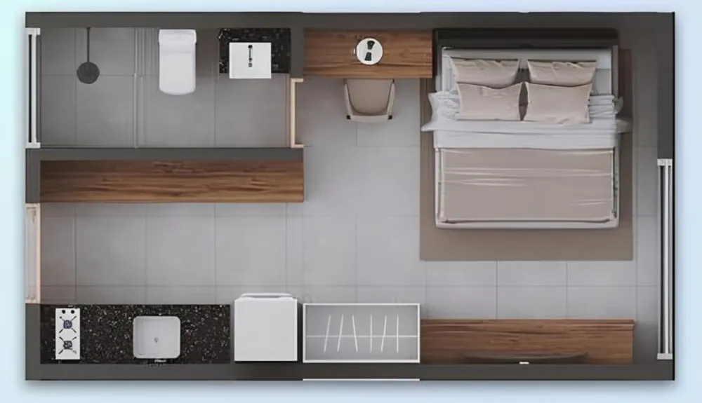 Apartamento, 1 quarto, 24 m² - Foto 11