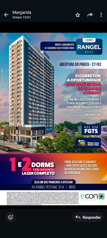 Apartamento, 2 quartos, 44 m² - Foto 1