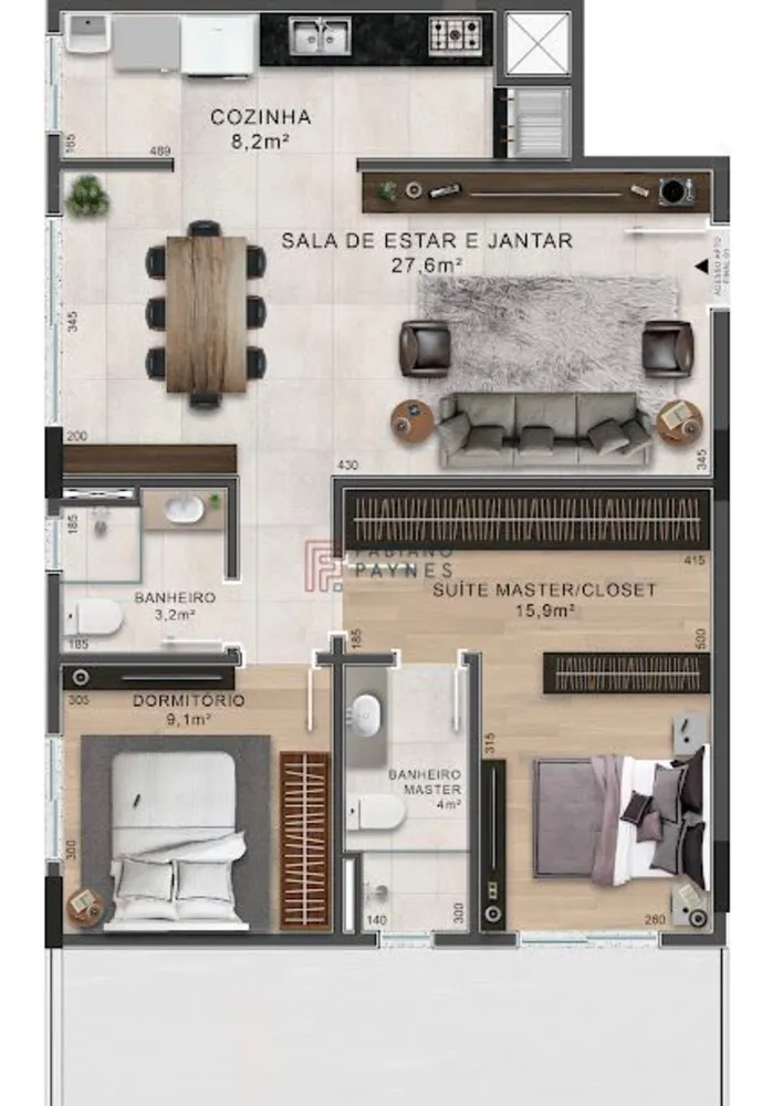 Apartamento, 2 quartos, 74 m² - Foto 4