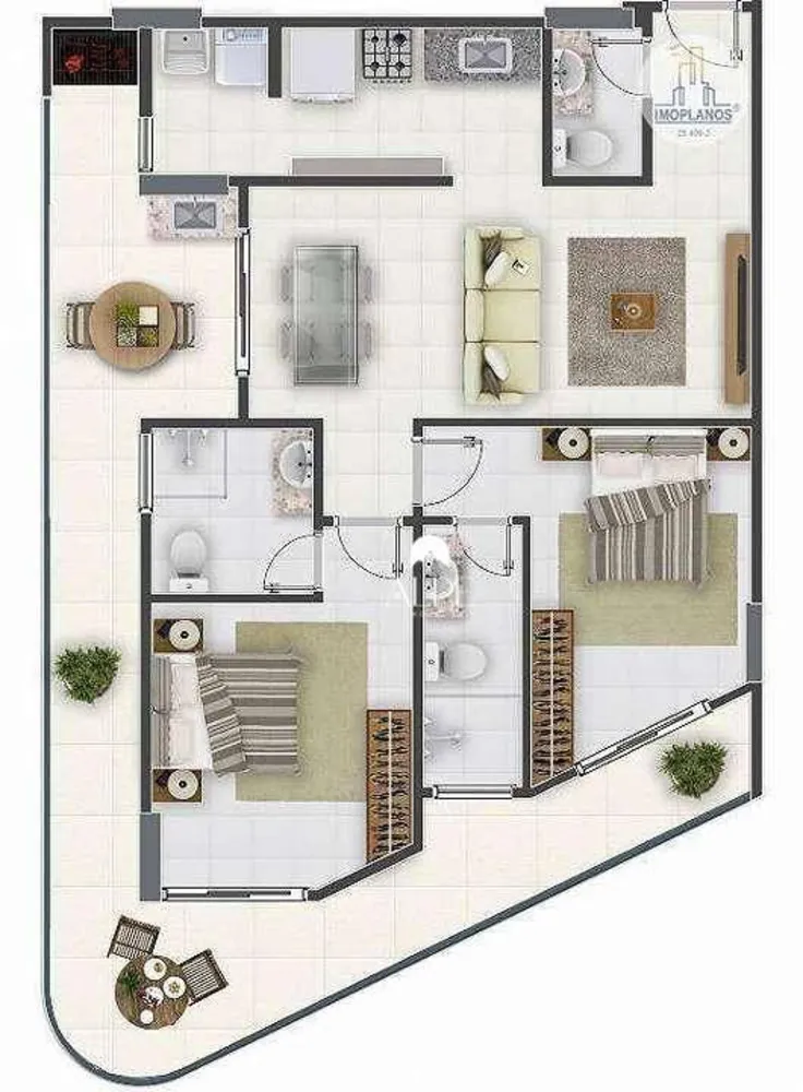 Apartamento, 2 quartos, 70 m² - Foto 16