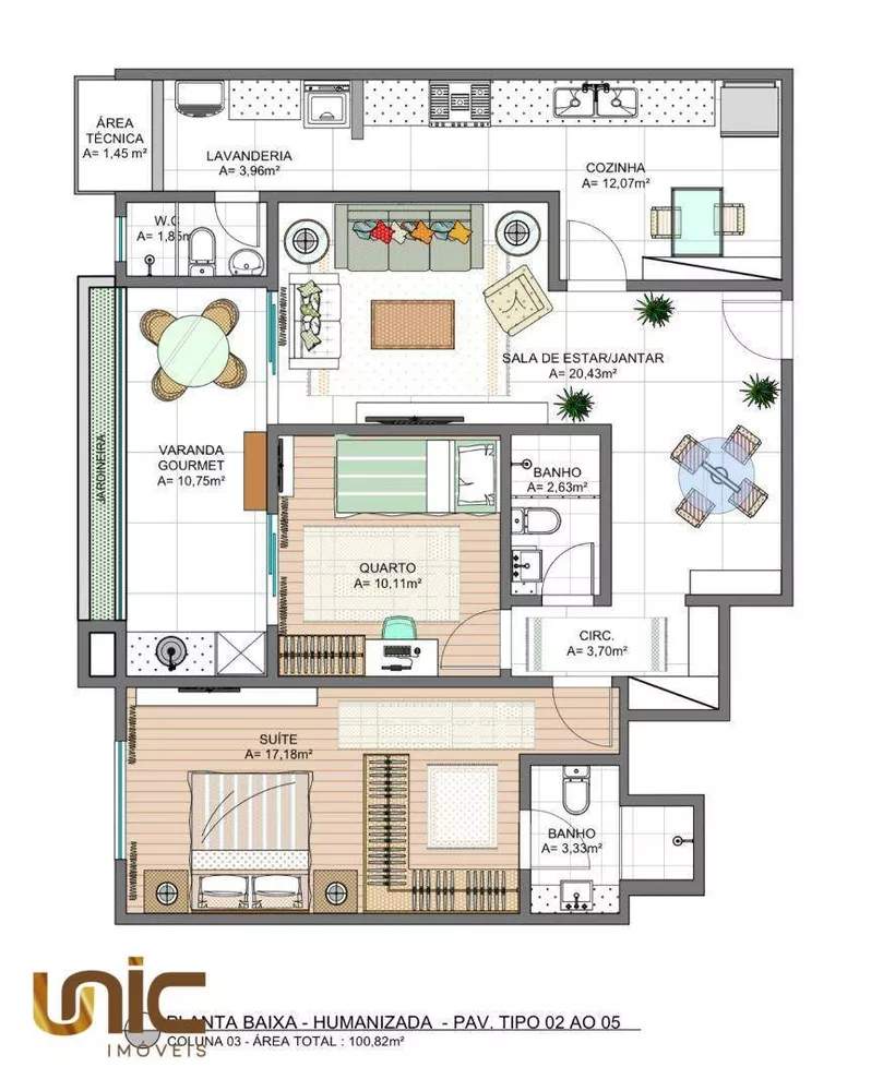 Apartamento, 2 quartos, 100 m² - Foto 20