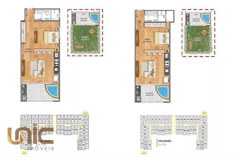 Apartamento, 1 quarto, 46 m² - Foto 6