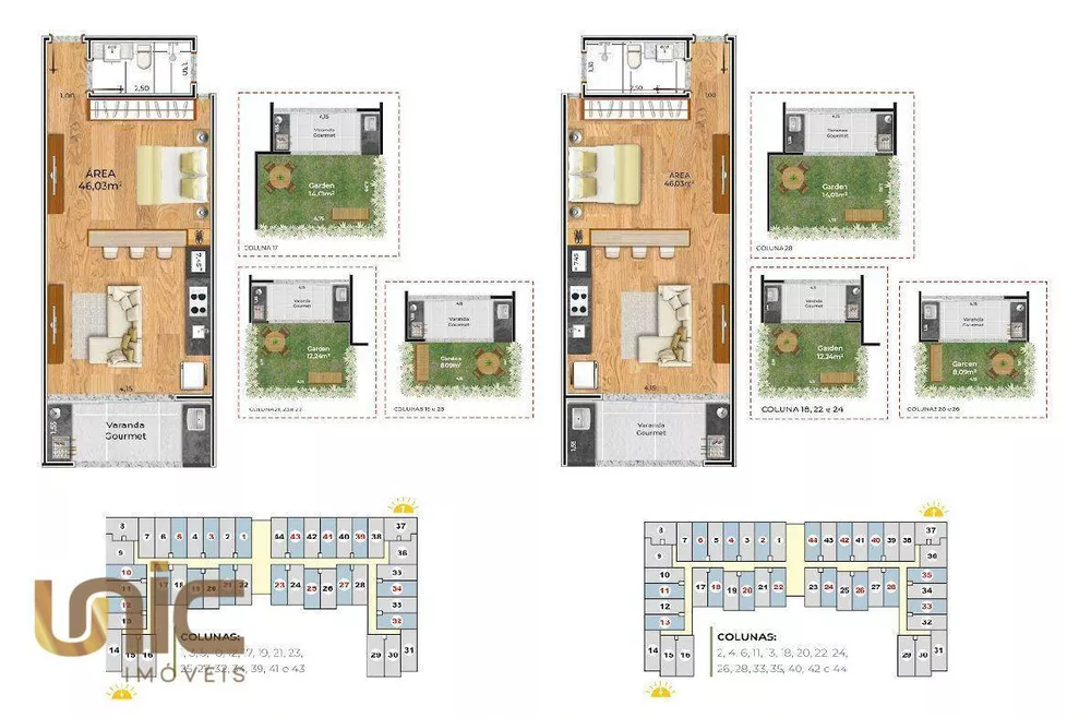 Apartamento, 1 quarto, 46 m² - Foto 4