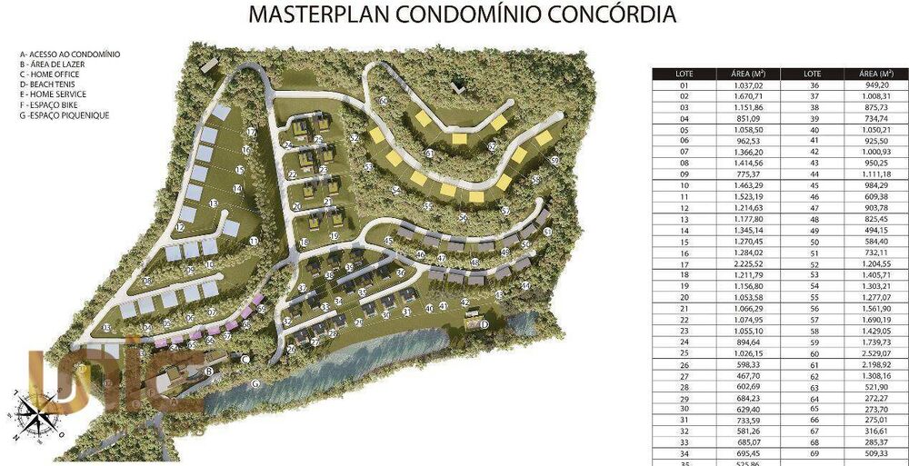 Loteamento e Condomínio, 851 m² - Foto 1