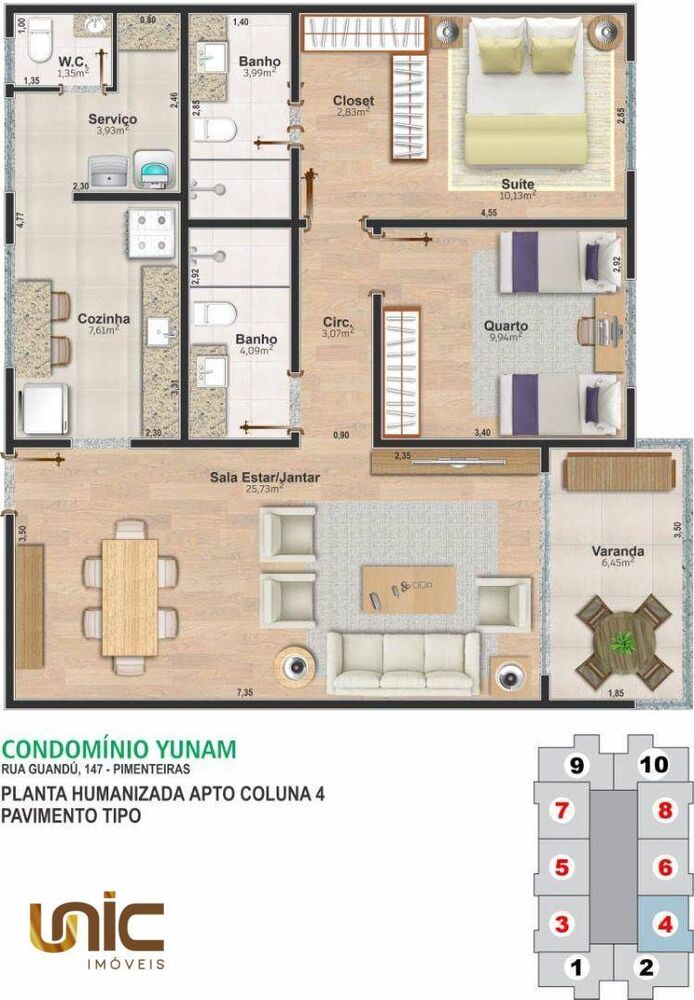 Apartamento, 2 quartos, 88 m² - Foto 10