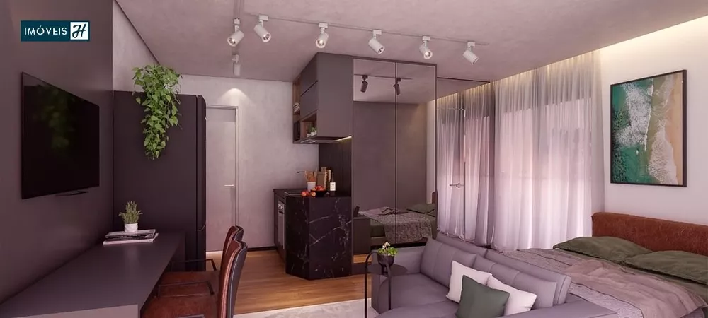 Apartamento à venda com 1 quarto, 55m² - Foto 4