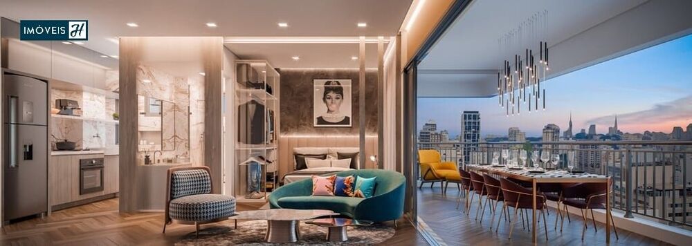 Apartamento à venda com 1 quarto, 37m² - Foto 6