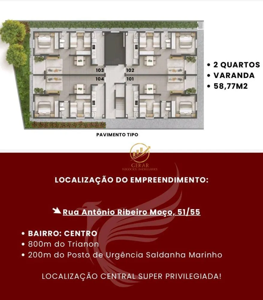 Apartamento, 2 quartos, 58 m² - Foto 6